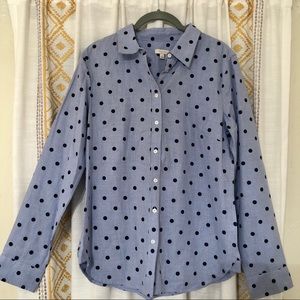 Polka Dot Button Down Shirt